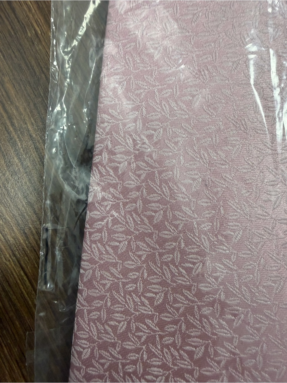 Calvin Klein Light Pink Textured Floral Tie - Picture 2 of 3